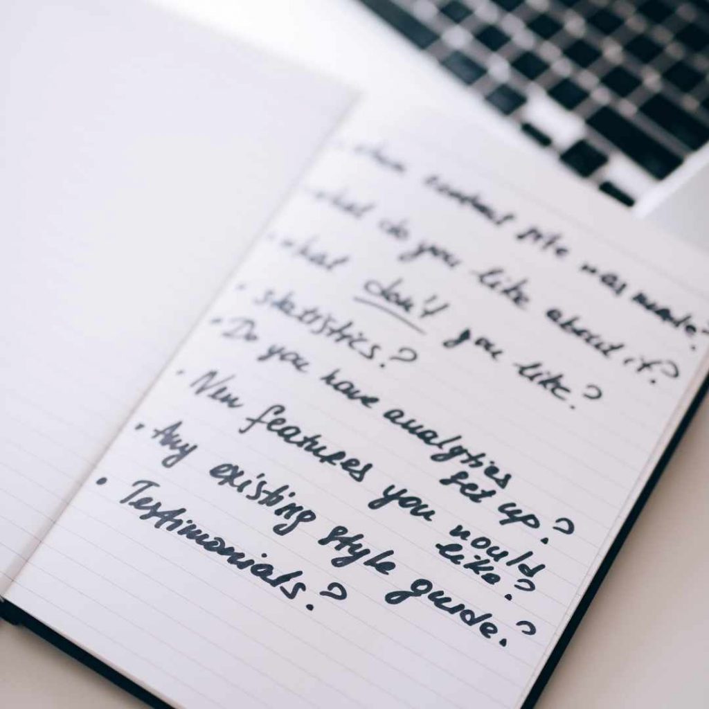 Lista de tareas por hacer.